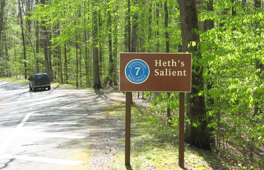 Stop 7 on the Spotsylvania Battlefield Auto Tour