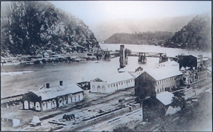 Photo from the Harpers Ferry - Prize of War wayside marker on the Harpers Ferry battlefield