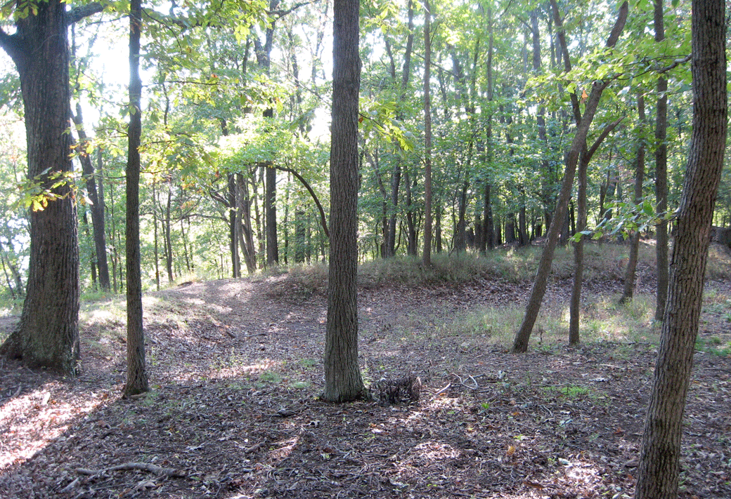 Sheridan's 1864 earthworks on the harpers Ferry battlefield
