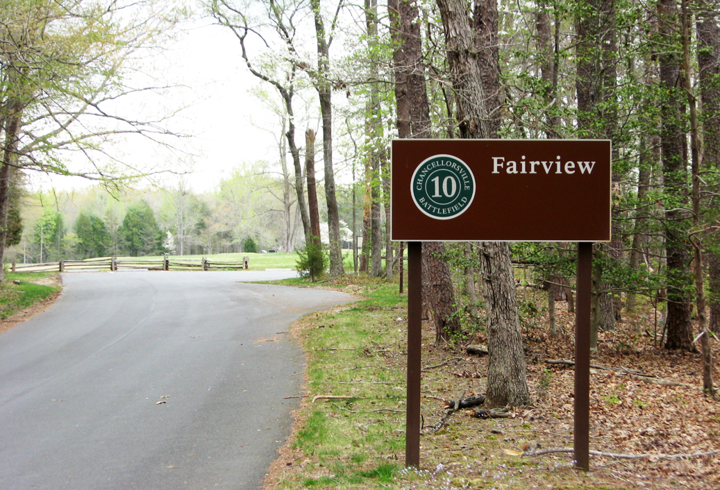 Stop 10 - Fairview, on the Chancellorsville Battlefield Auto Tour