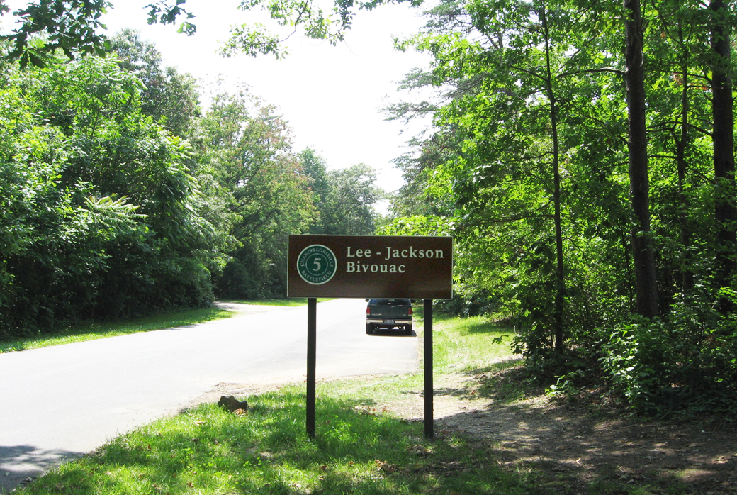Stop 5 - Lee-Jackson Bivouac on the Chancellorsville Battlefield Auto Tour