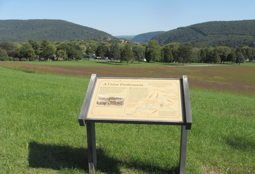 The 'A Union Predicament' wayside marker