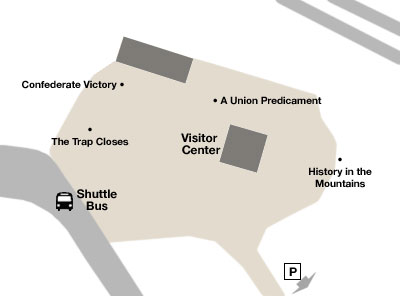 Map around the Harpers Ferry National Historic Park Visitor Center
