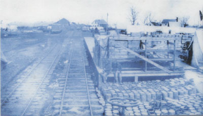 Inset photo from the Army of the Potomac at Brandy Station wayside marker in front of the Graffitti House in Brandy Station, Virginia