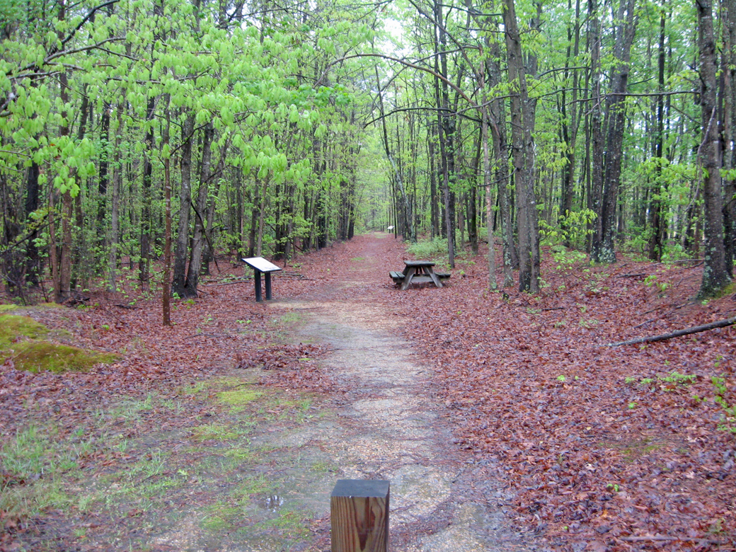 'Four Years of War, Ten Months of Siege' wayside marker along the White Oak Road battlefield trail outside Petersburg, Virginia