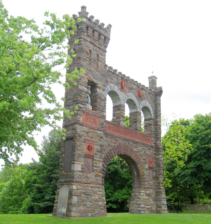 War Correspondents Memorial Arch at Crampton's Gap on the South Mountain battlefield