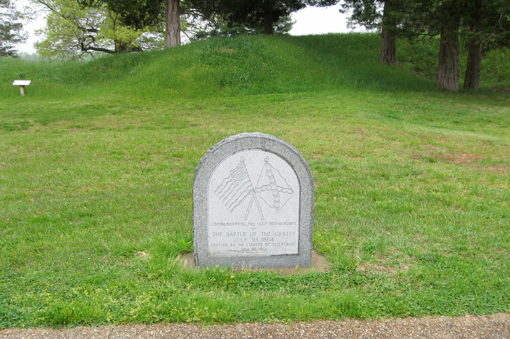 monument to the 100th Anniversary of the Battle of the Crater on the Petersburg National Battlefield