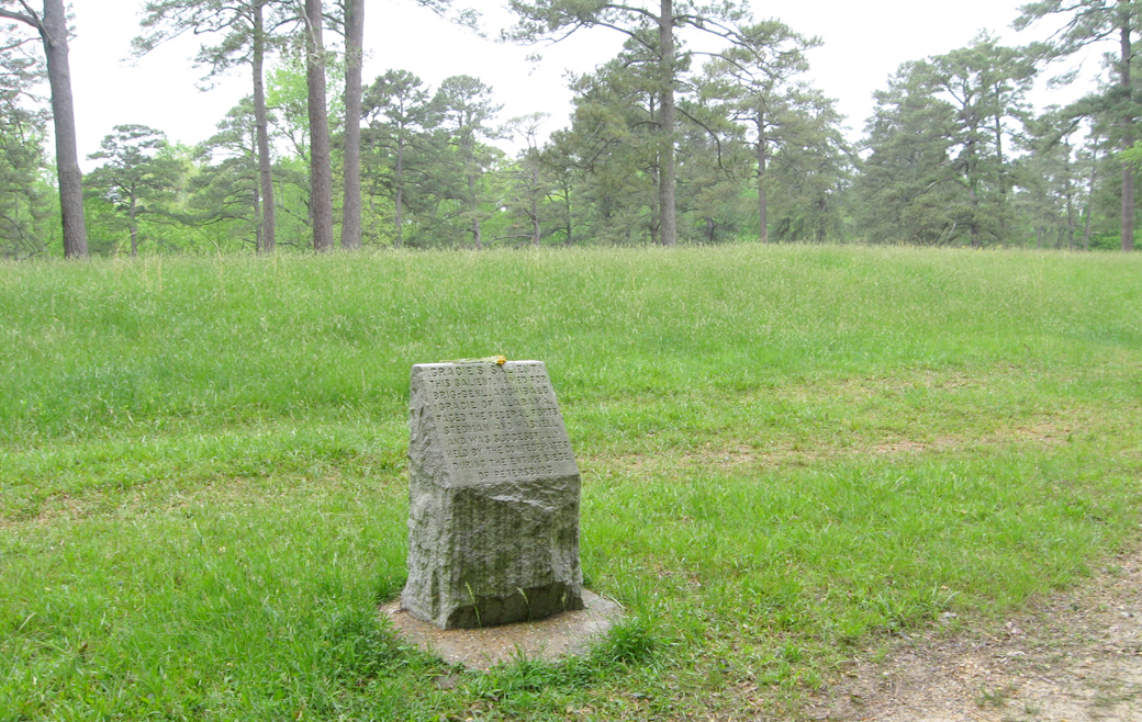 Monument to Gracie's Salient on the Petersburg National Battlefield