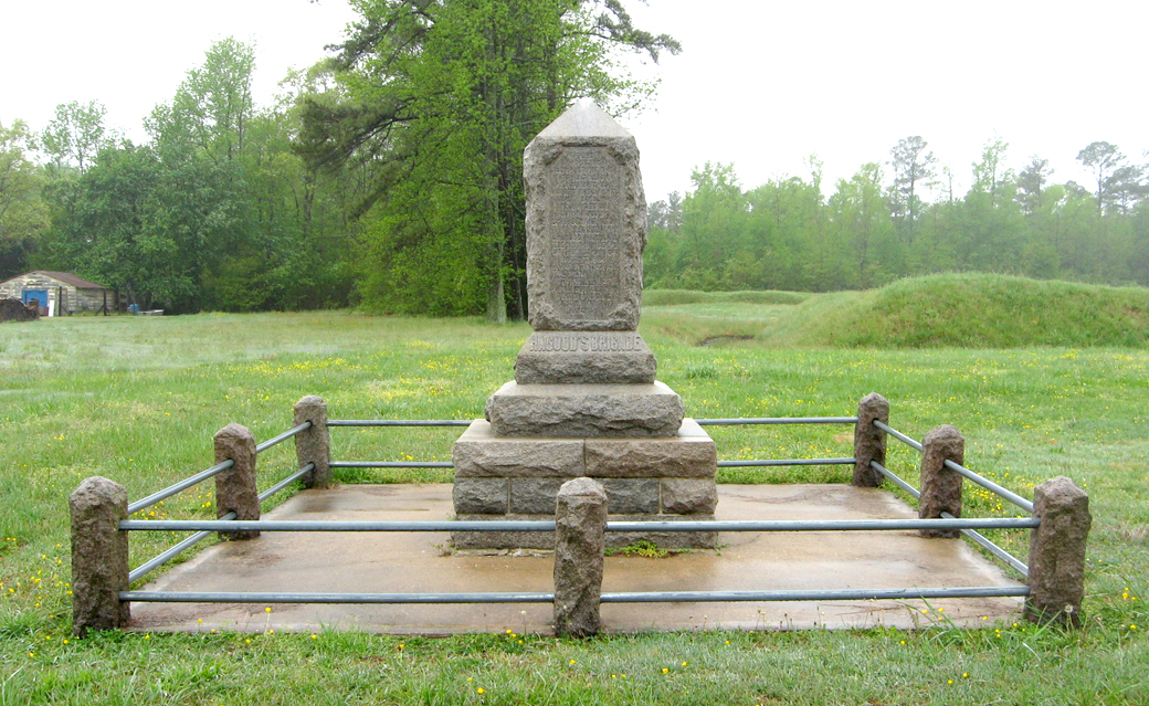 Monument to Hagood's South Carolina Brigade on the Petersburg National Battlefield