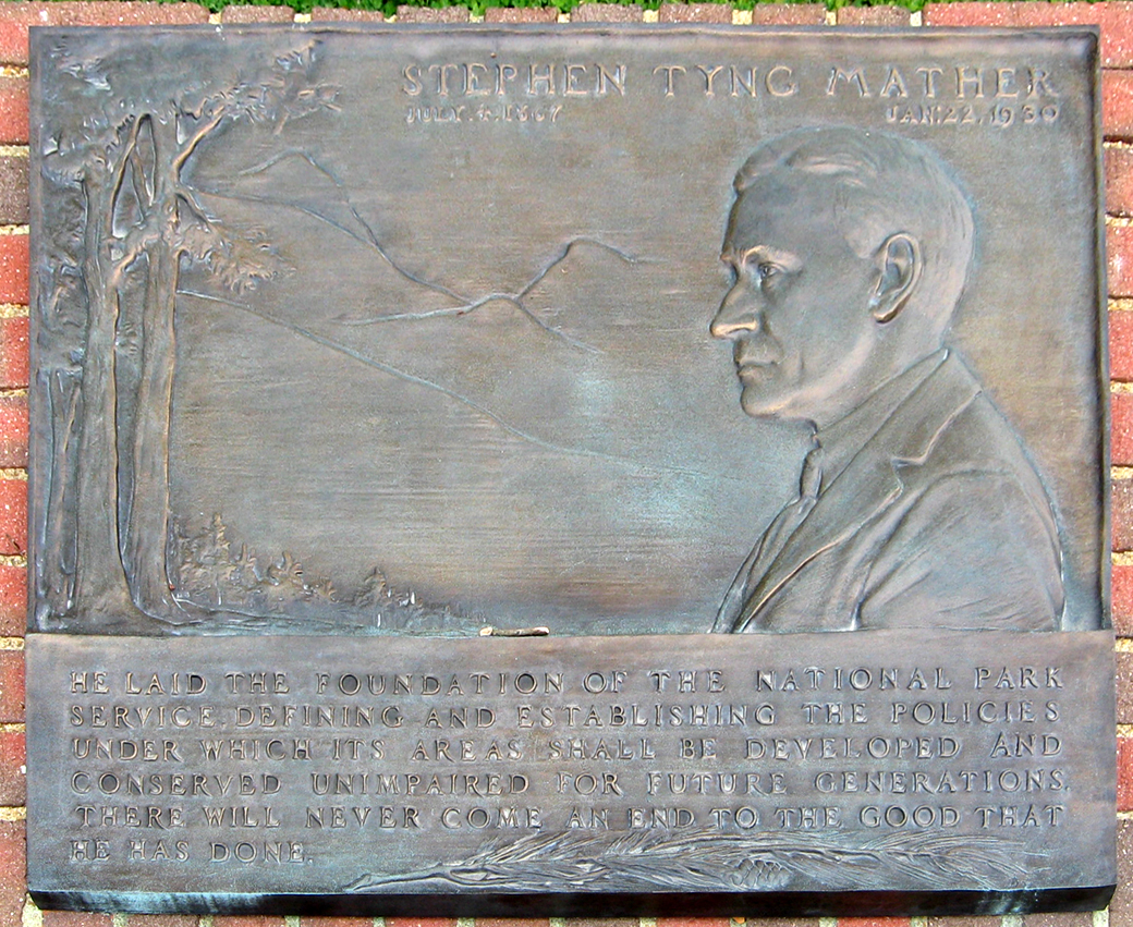 Monument to Stephen Tyng Mather on the Petersburg National Battlefield
