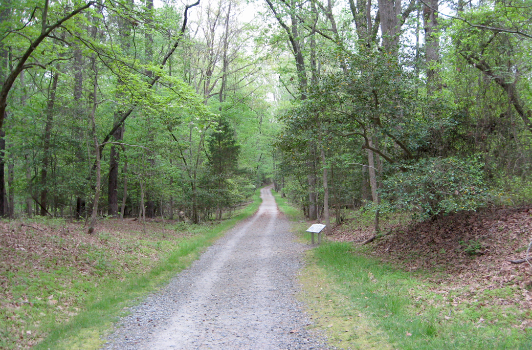 Prince George Court House Road on the Petersburg National Battlefield