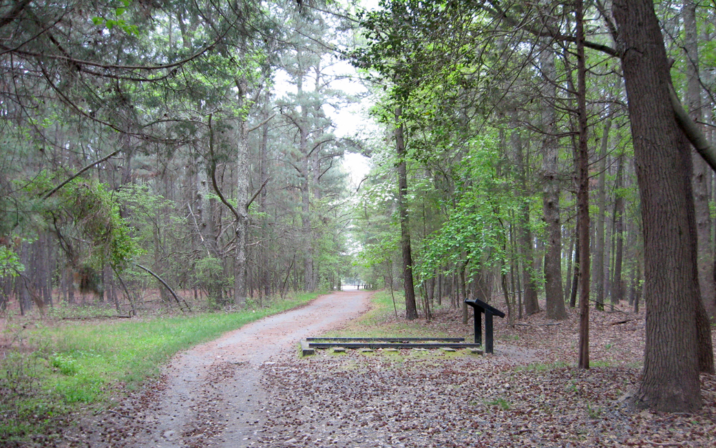 'The United States Military Railroad' wayside marker at Petersburg National Battlefield