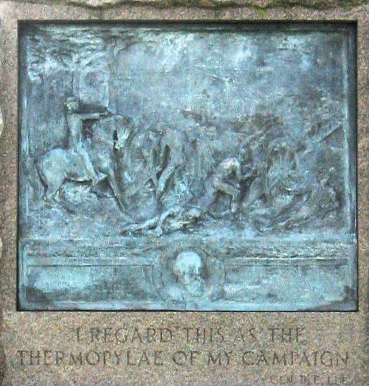 Tablet from the Monument to the 1st Maryland Battery (C.S.A.) in the Battle of Stephenson's Depot