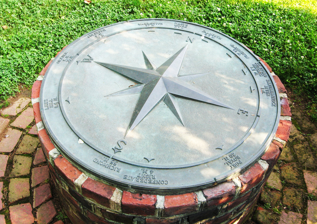 Fredericksburg Compass Rose in the Fredericksburg National Cemetery