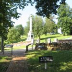 Entrance to Fredericksburg National Cemetery west of the Visitor Center.
