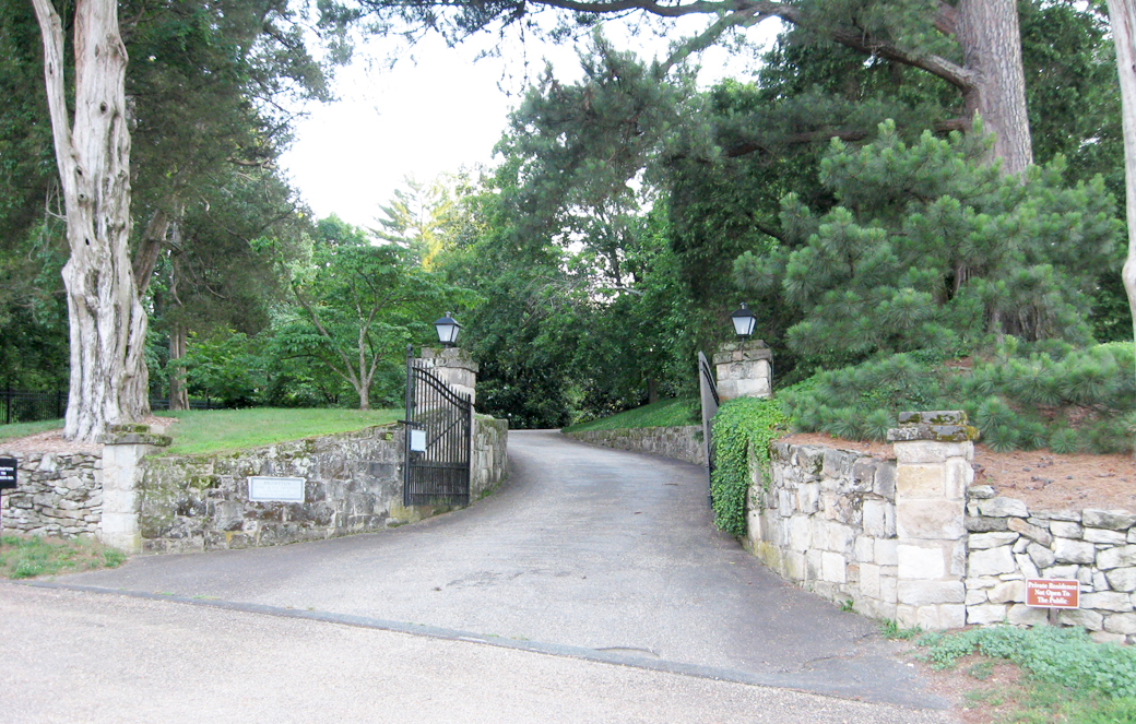 Gate to Brompton on the Fredericksburg battlefield