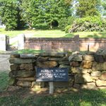 Entrance to the Sunken Road outside the Visitor Center at Fredericksburg