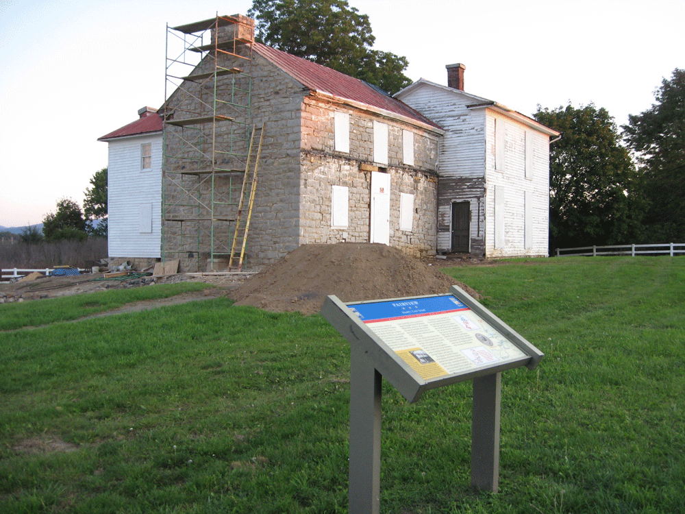 The "Fairview - Kenly's Last Stand" wayside marker is about three miles north of Front Royal along the Winchester highway. 
