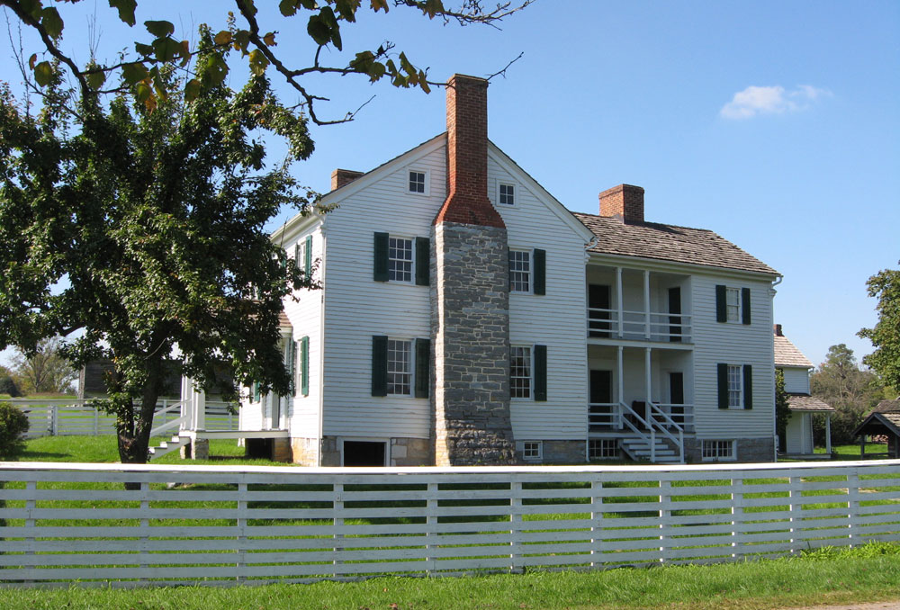 Side view of the Bushong Farm