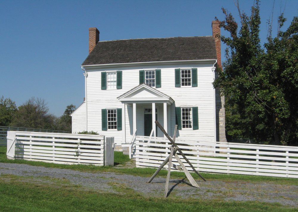 Front view of the Bushong Farm