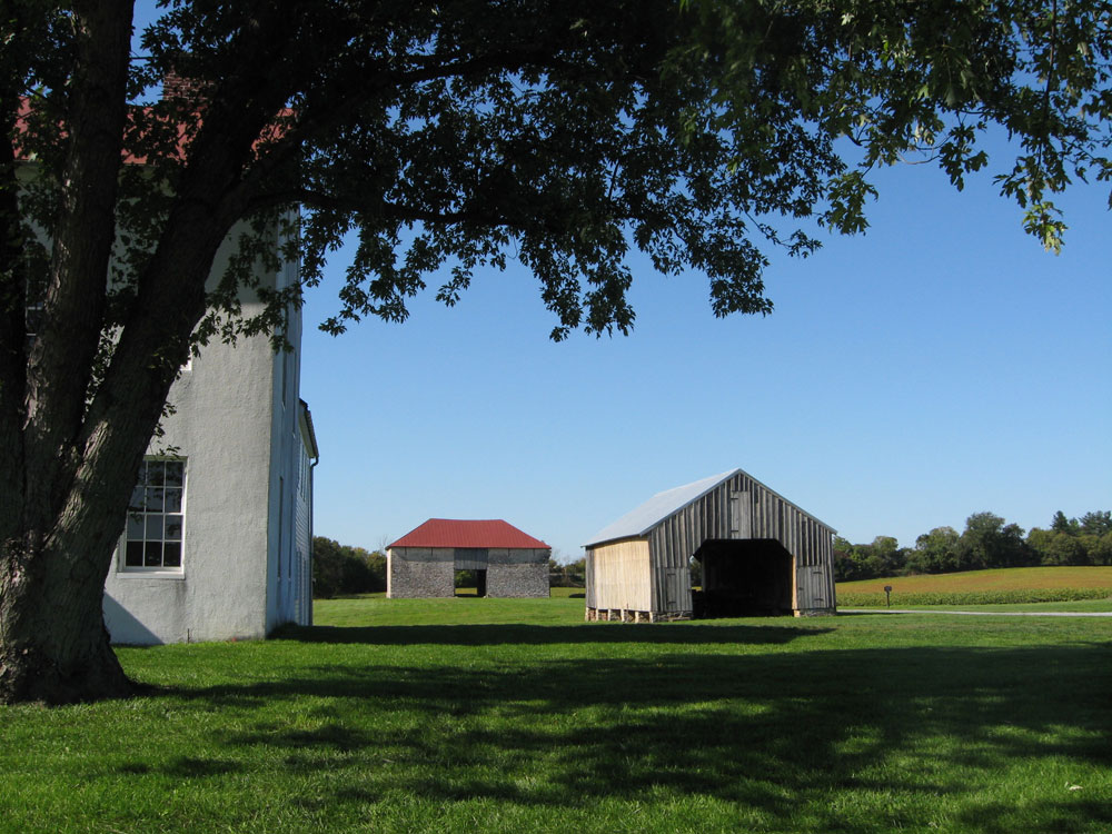 Outbuildings on the ‘Best Family Farm’ on the Monocacy battlefield