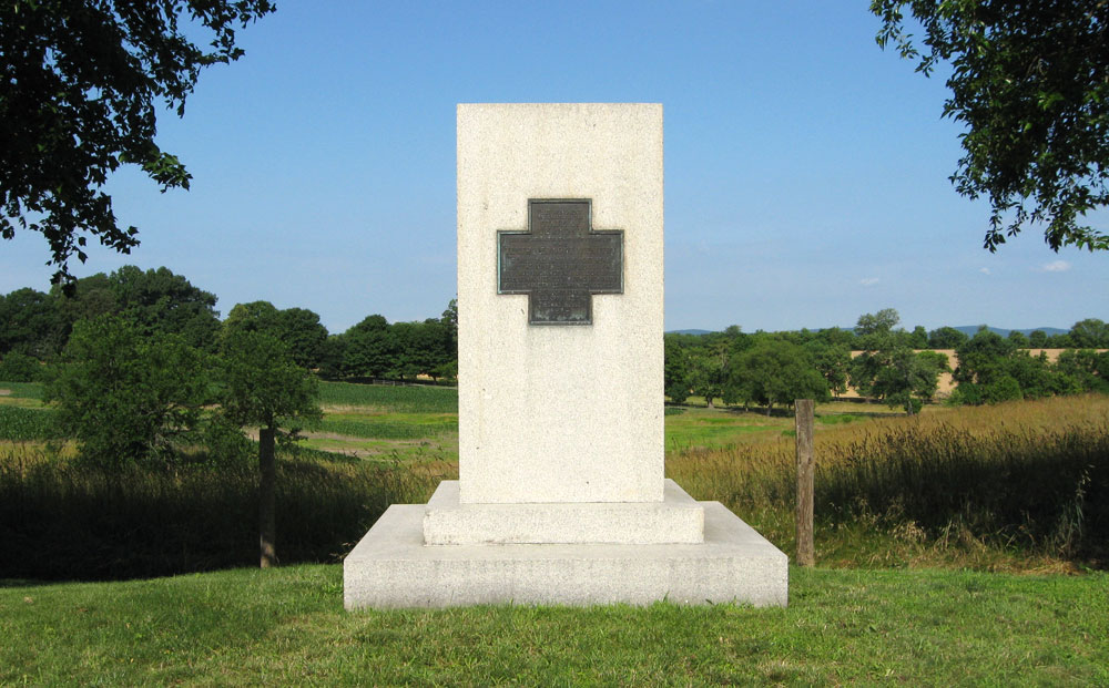 monument to the Tenth Vermont Volunteer Infantry Regiment on the Monocacy battlefield