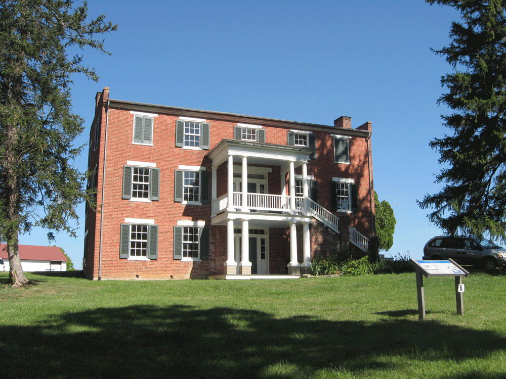 The Pritchard House on the Pritchard-Grim Farm on the Kernstown battlefield outside Winchester, Virginia
