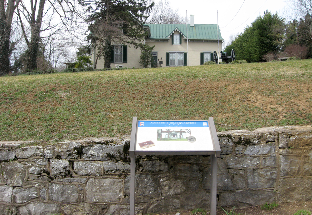 Alta Vista, the headquarters of Confederate General Thomas J. Jackson on the north side of Winchester, Virginia