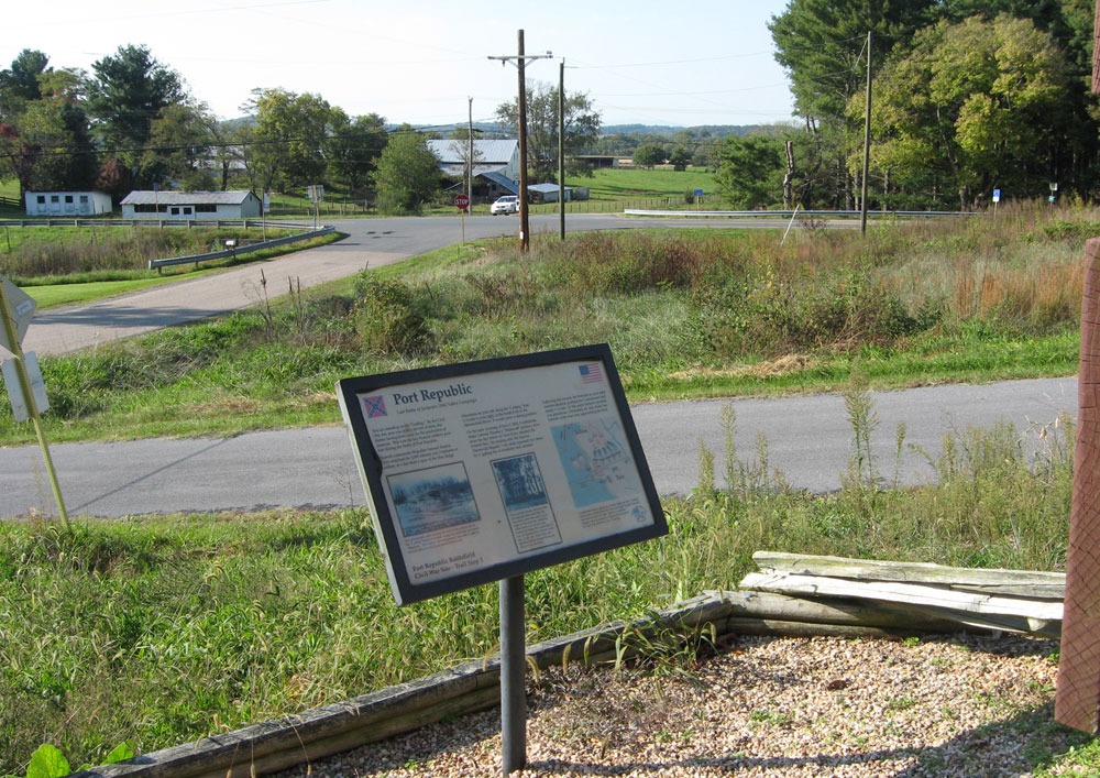 The Port Republic - Last Battle of Jackson's 1862 Valley Campaign wayside marker