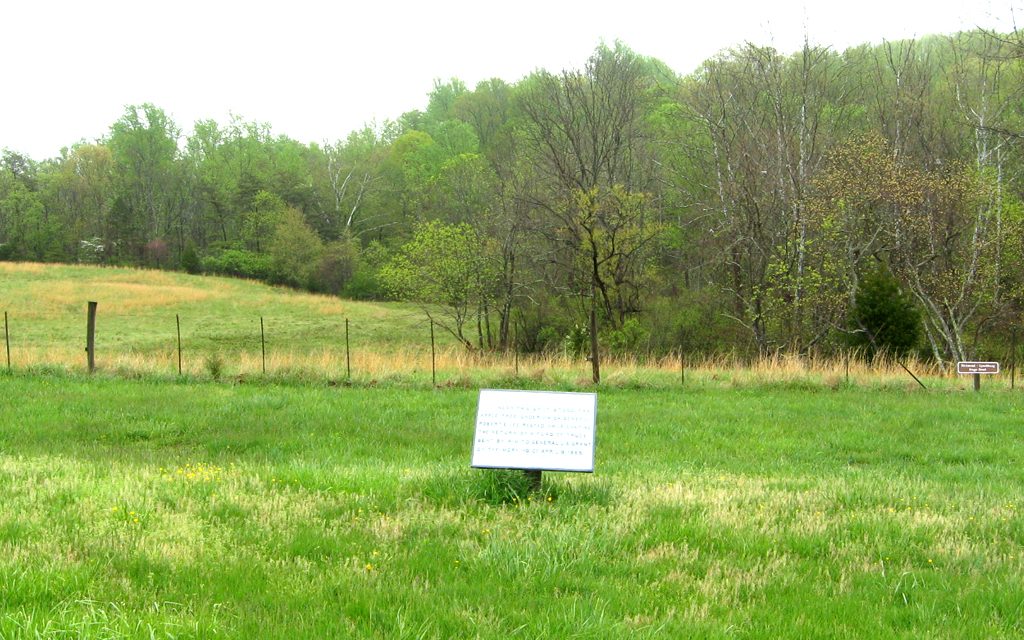 The Apple Tree site at Appomattoc Court House National Historical Park