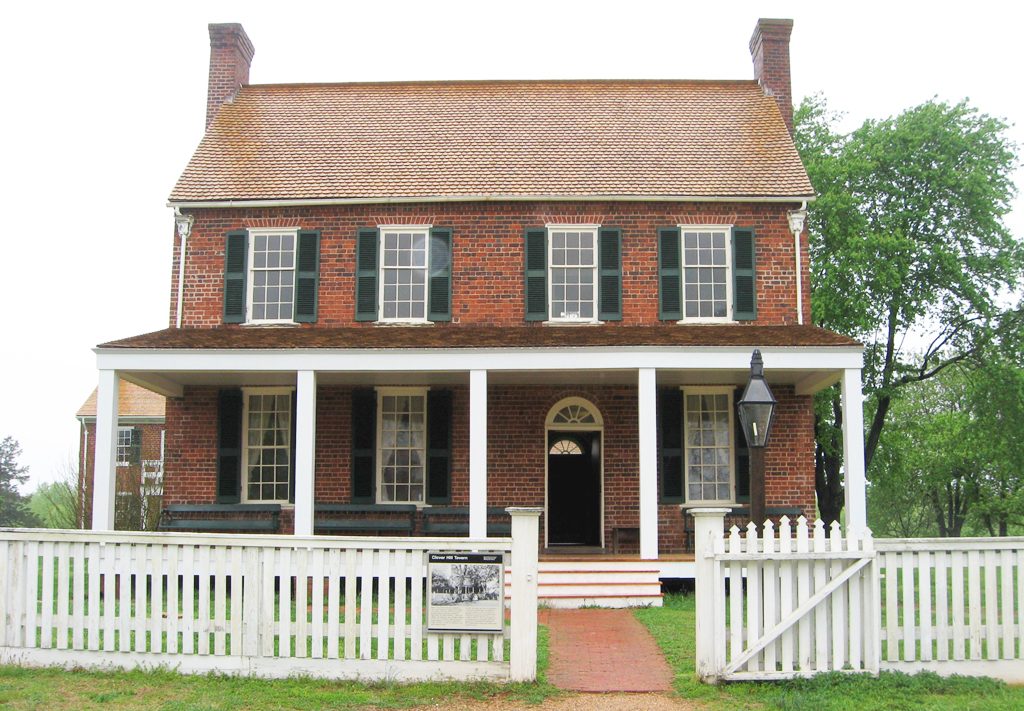 The Clover Hill Tavern in the village of Appomattox Court House