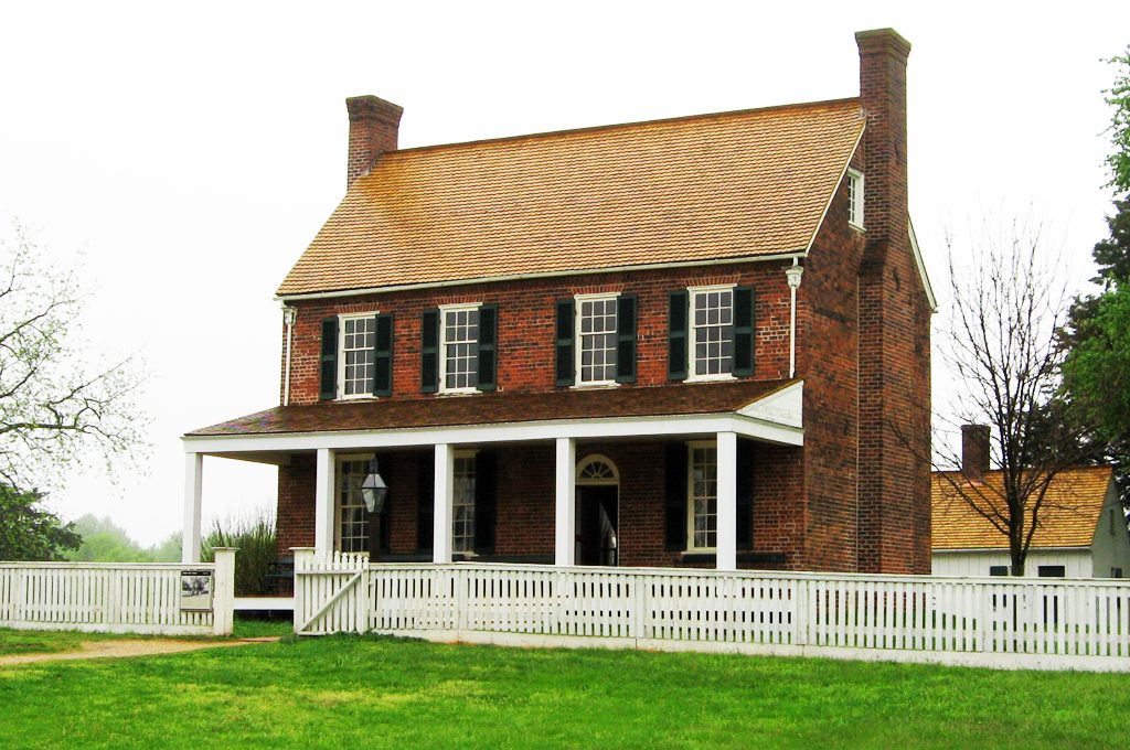 The Clover Hill Tavern in the village of Appomattox Court House