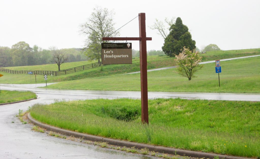 Site of Lee's Headquarters at Appomattox Court House