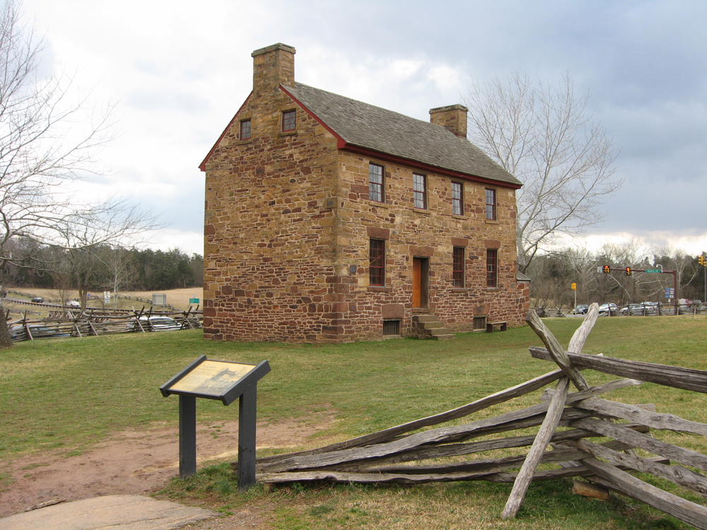The Stone House on the Manassas battlefield