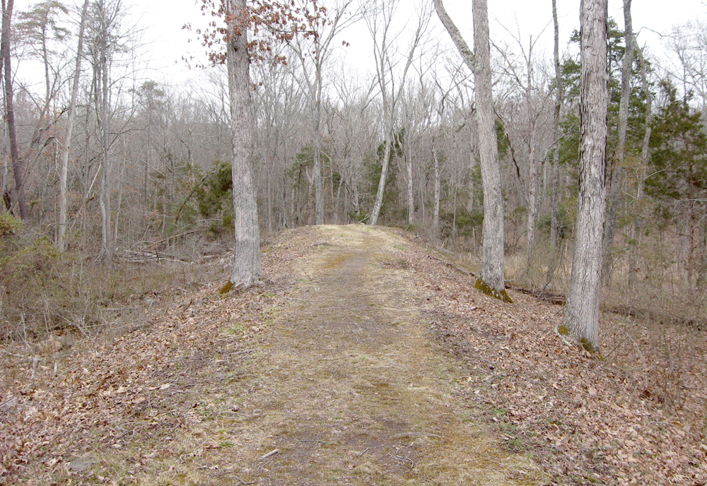 The Unfinished Railroad on the Manassas Battlefield