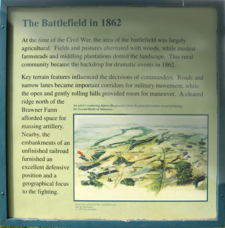 The Stuart’s Hill Exhibit Kiosk is at the Stuart's Hill Center on the southwest side of the battlefield. 