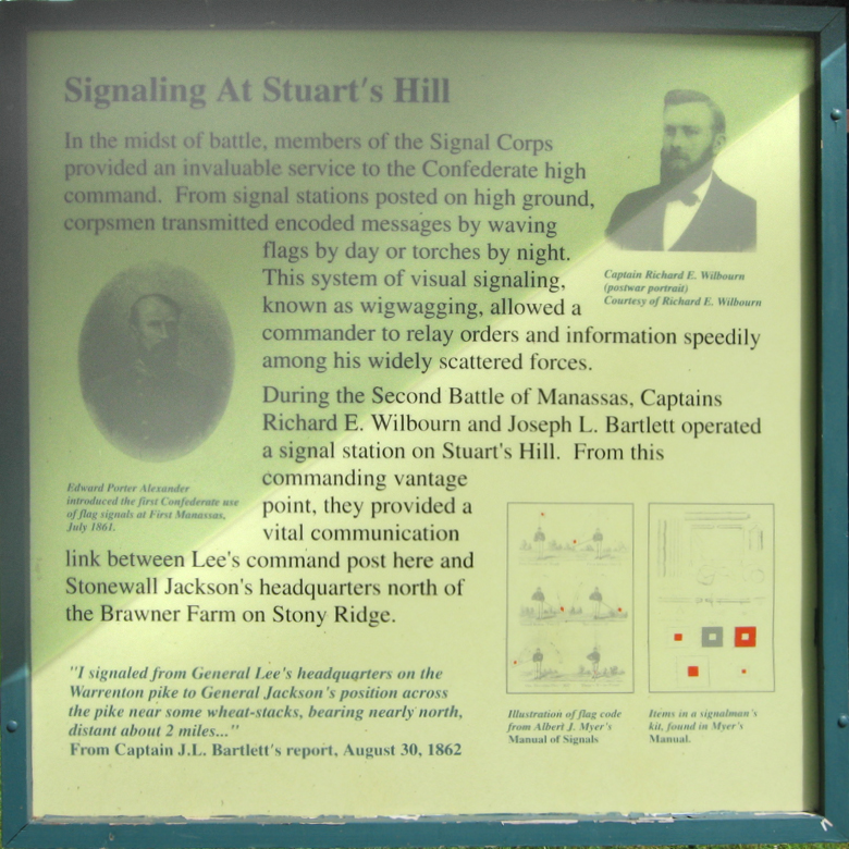 The Stuart’s Hill Exhibit Kiosk is at the Stuart's Hill Center on the southwest side of the battlefield. 