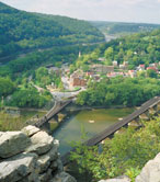 View of Harpers Ferry from Maryland Heights