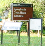 Entrance to Spotsylvania Court House Battlefield