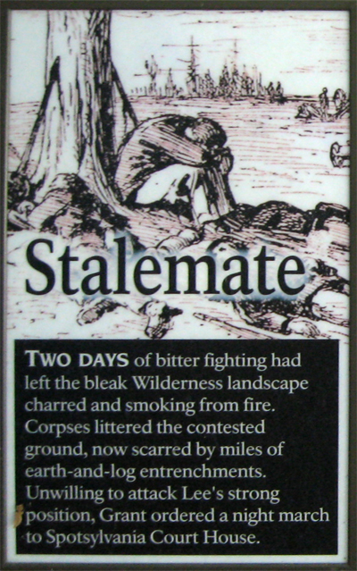 Stalemate exhibit in the Wilderness Exhibit Shelter