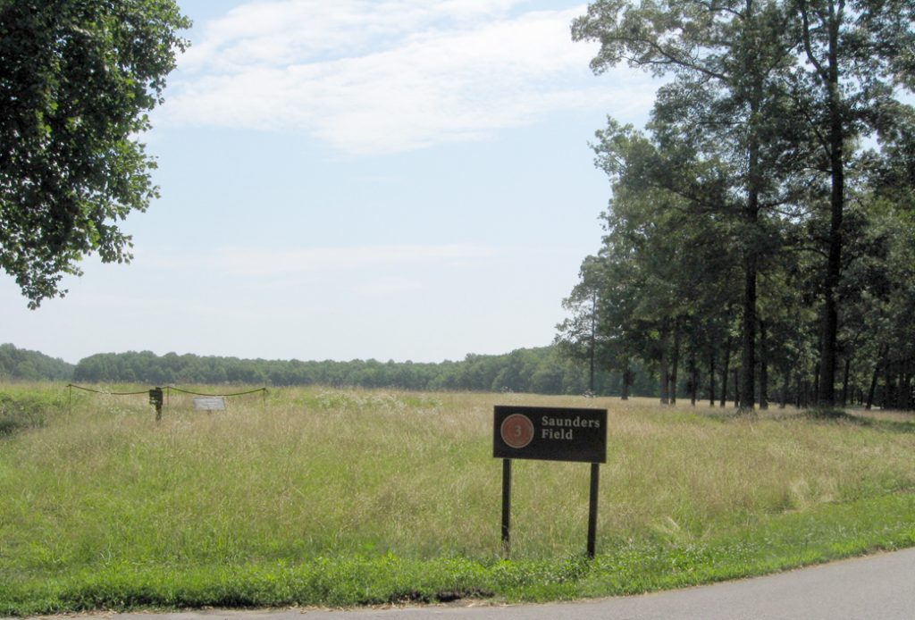 Stop 3 on the Wilderness Battlefield Auto Tour