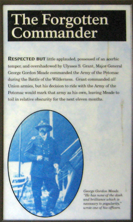 The forgotten Commander exhibit in the Wilderness Exhibit Shelter