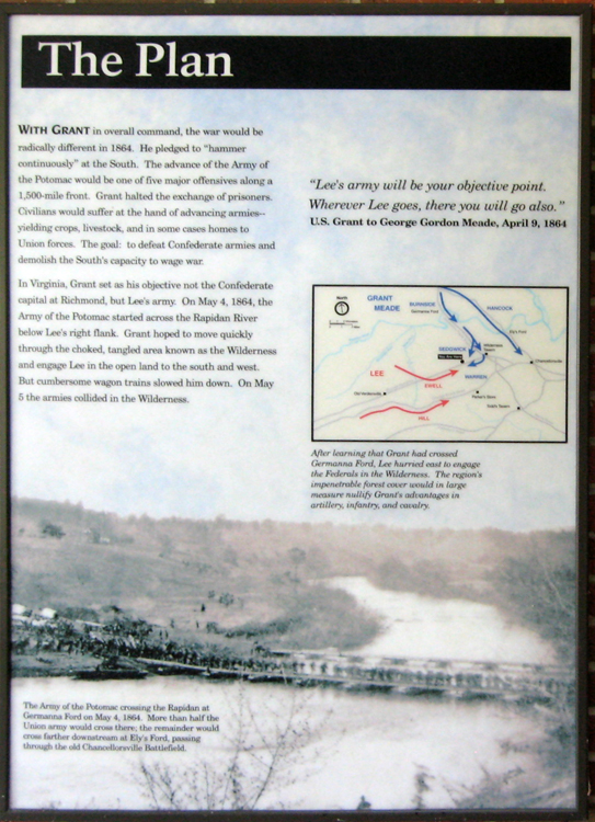 The Plan exhibit in the Wilderness Exhibit Shelter