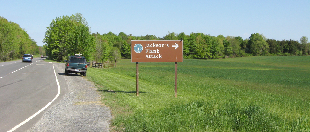 Stop 8 - Jackson's Flank Attack, on the Chancellorsville Battlefield Auto Tour