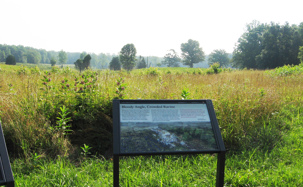 Bloody Angle, Crowded Ravine wayside marker