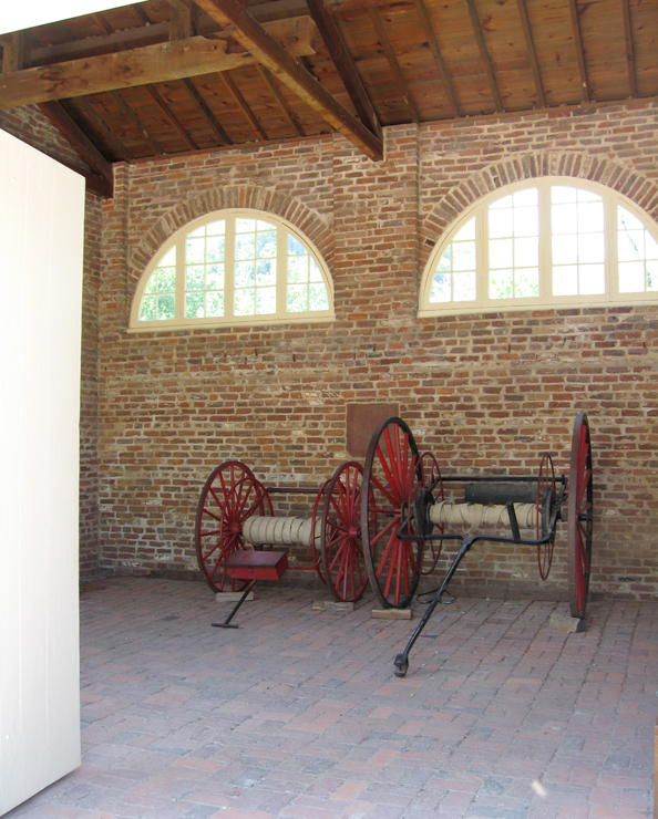 Interior view of John Brown's Fort at Harpers Ferry