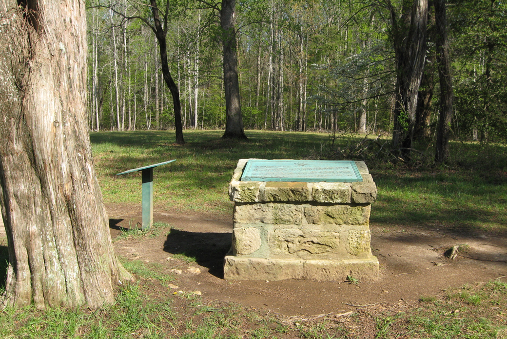 The MOLLUS monument at the Landram House site on the Spotsylvania battlefield