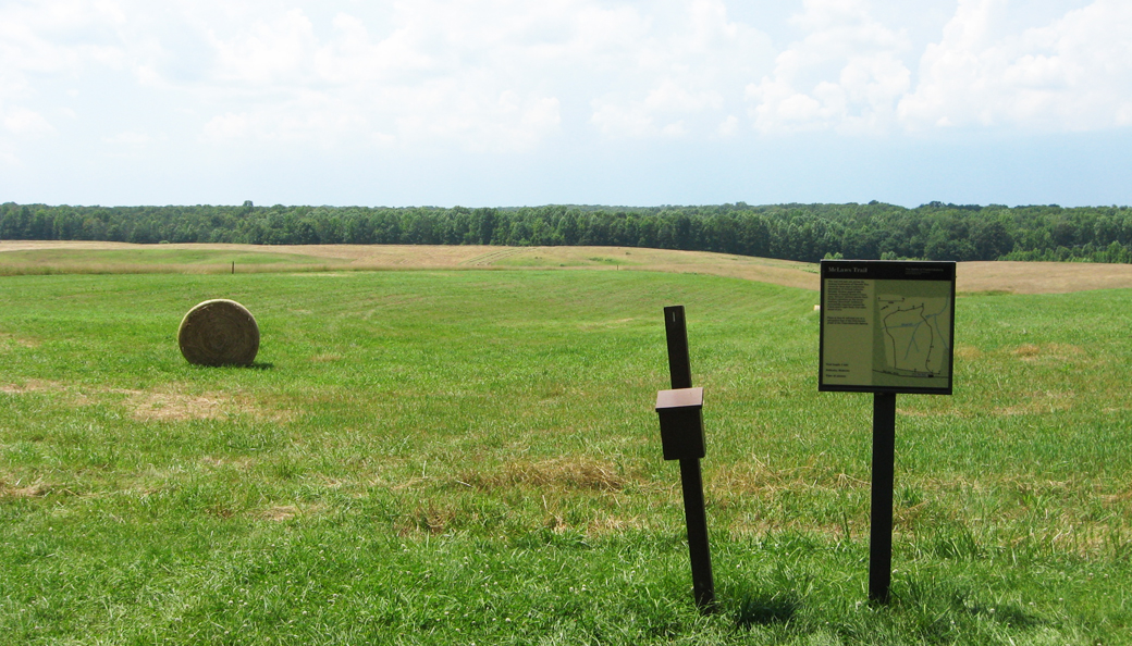 The McLaws' Trail on the Chancellorsville battlefield