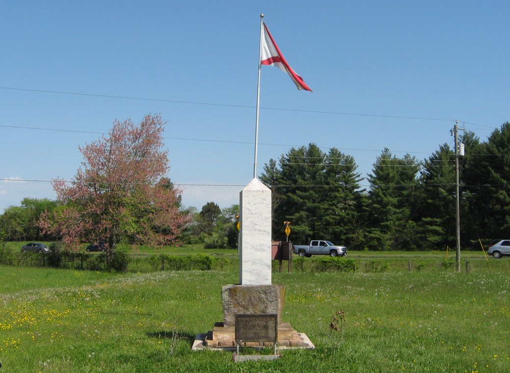 Monument to Confederate Major John Pelham in Brandy Station, Virginia