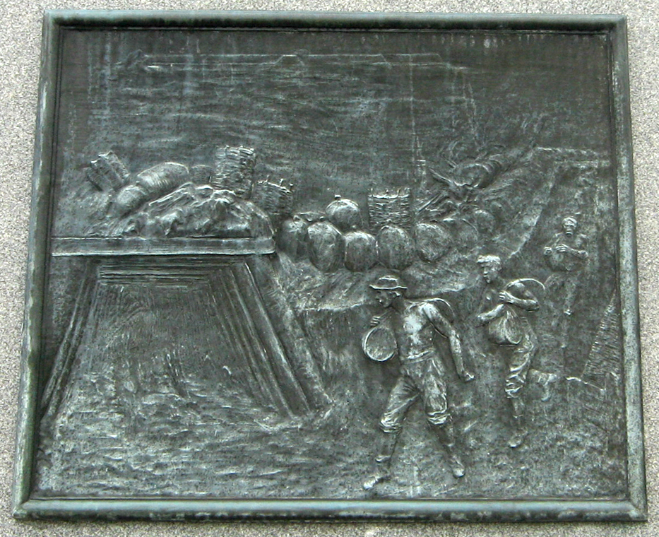 Detail from the monument